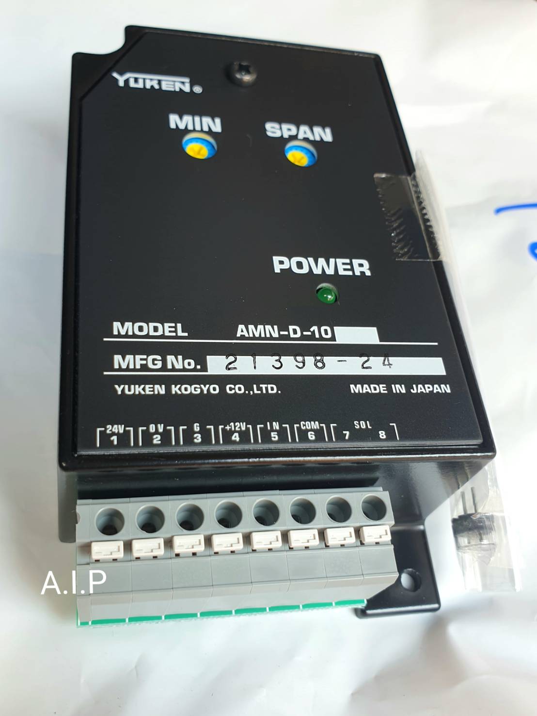 "Yuken" AMN-D-10, AMN-D-20T (10Ω) | DC0-10V Power Amplifier | เพาเวอร์แอมป์ โฟลและเพรสเชอร์คอนโทรล | Flow & Pressure Control