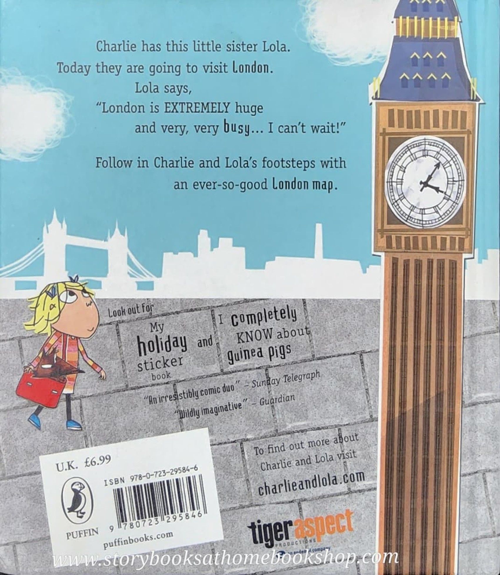 หนังสือนิทานปกแข็ง* 🍓🍓CHARLIE AND LOLA:WE COMPLETELY MUST GO TO LONDON