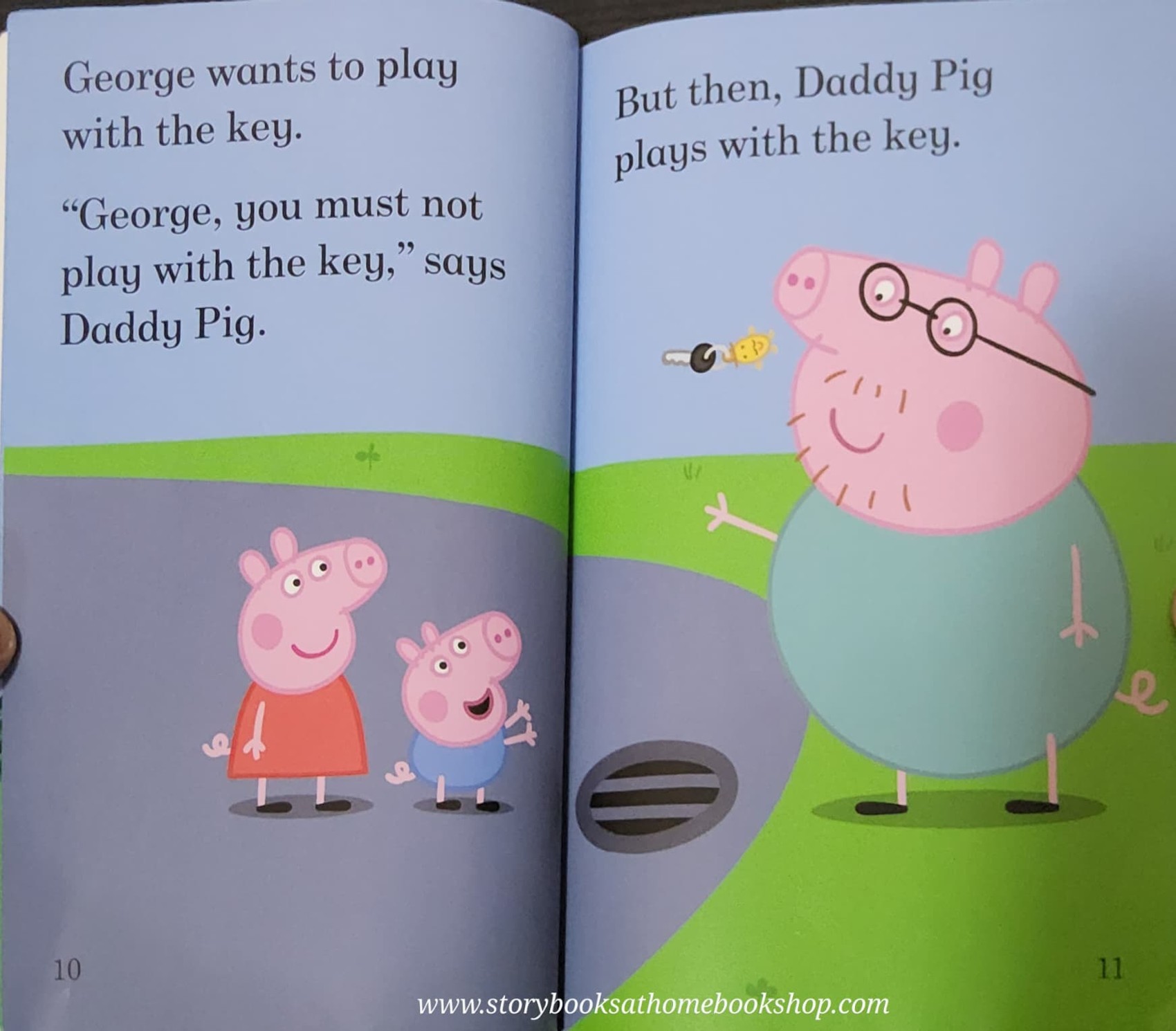 หนังสือนิทานปกอ่อน** 🍓🍓 READ IT YOURSELF LEVEL1:PEPPA PIG DADDY PIG'S LOST KEY