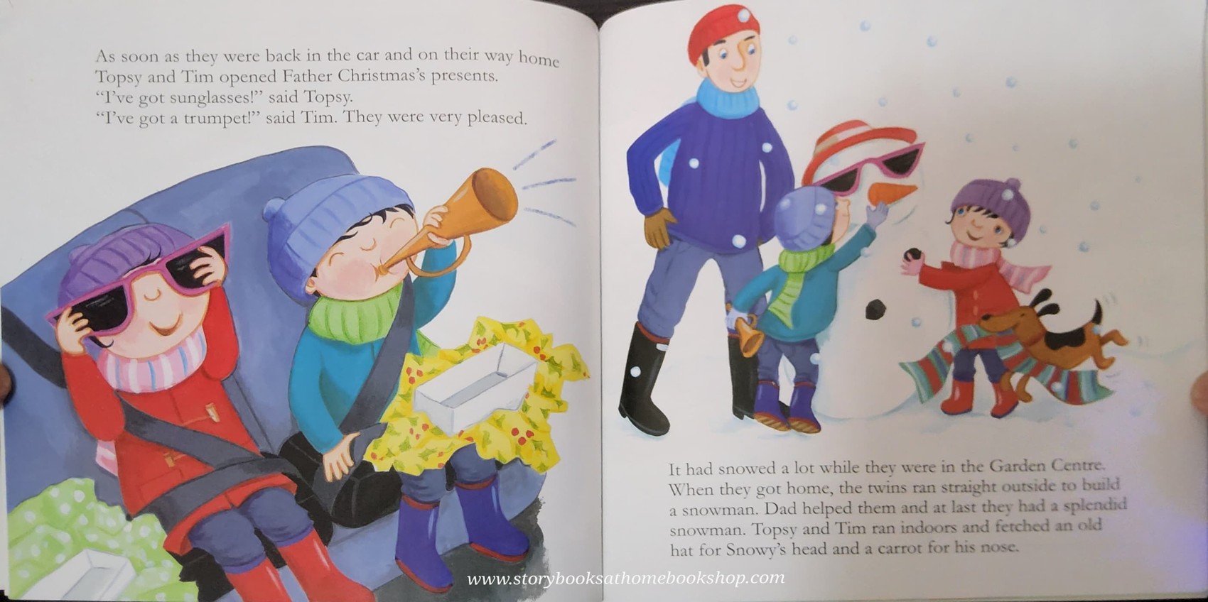 หนังสือนิทานปกอ่อน** 🍅🍅TOPSY AN TIM MEET FATHER CHRISTMAS