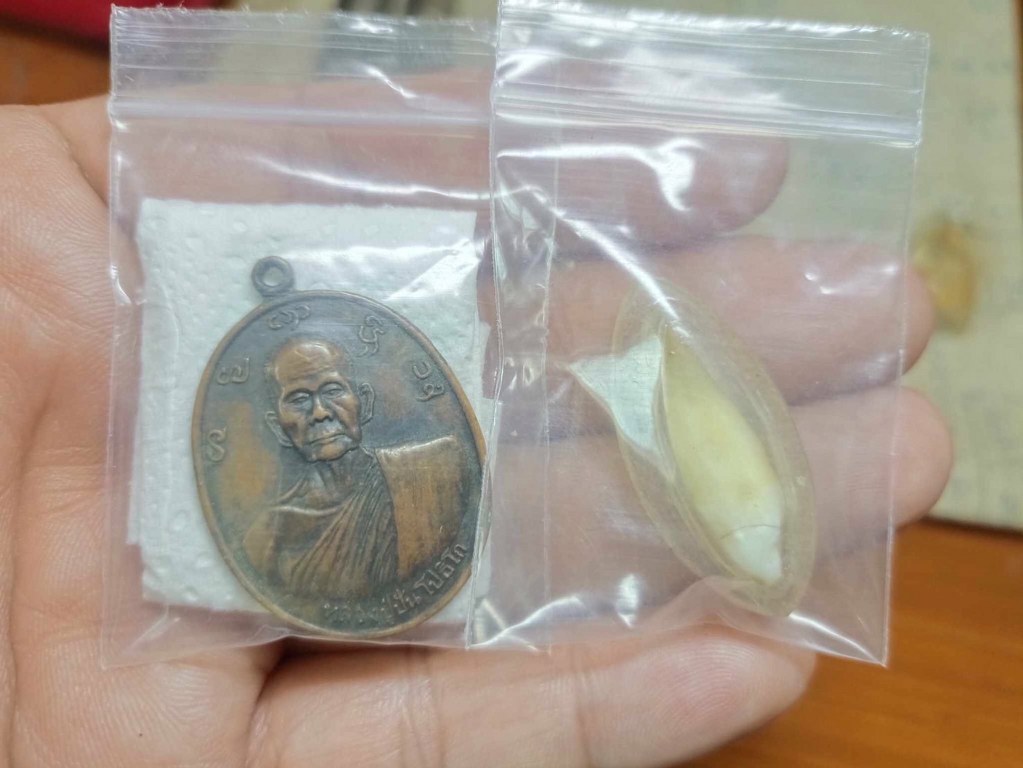 พระทันตธาตุ ครูบาปัน วัดหนองจาง ต.เมืองจี้ อ.เมือง จ.ลำพูน ได้จากครูวินัย ท่านเคยสอนที่โรงเรียนบ้านแป้น ปัจจุบันอายุ 72 ปี ท่านได้พระทันตธาตุนี้มาจากหลานครูบาปัน ชื่อปู่คำ ปู่คำท่านเสียชีวิตเมื่อ พ.ศ. 2550 ตอนอายุ 80 ปี ได้พระทันตธาตุมาเมื่อปี 2519