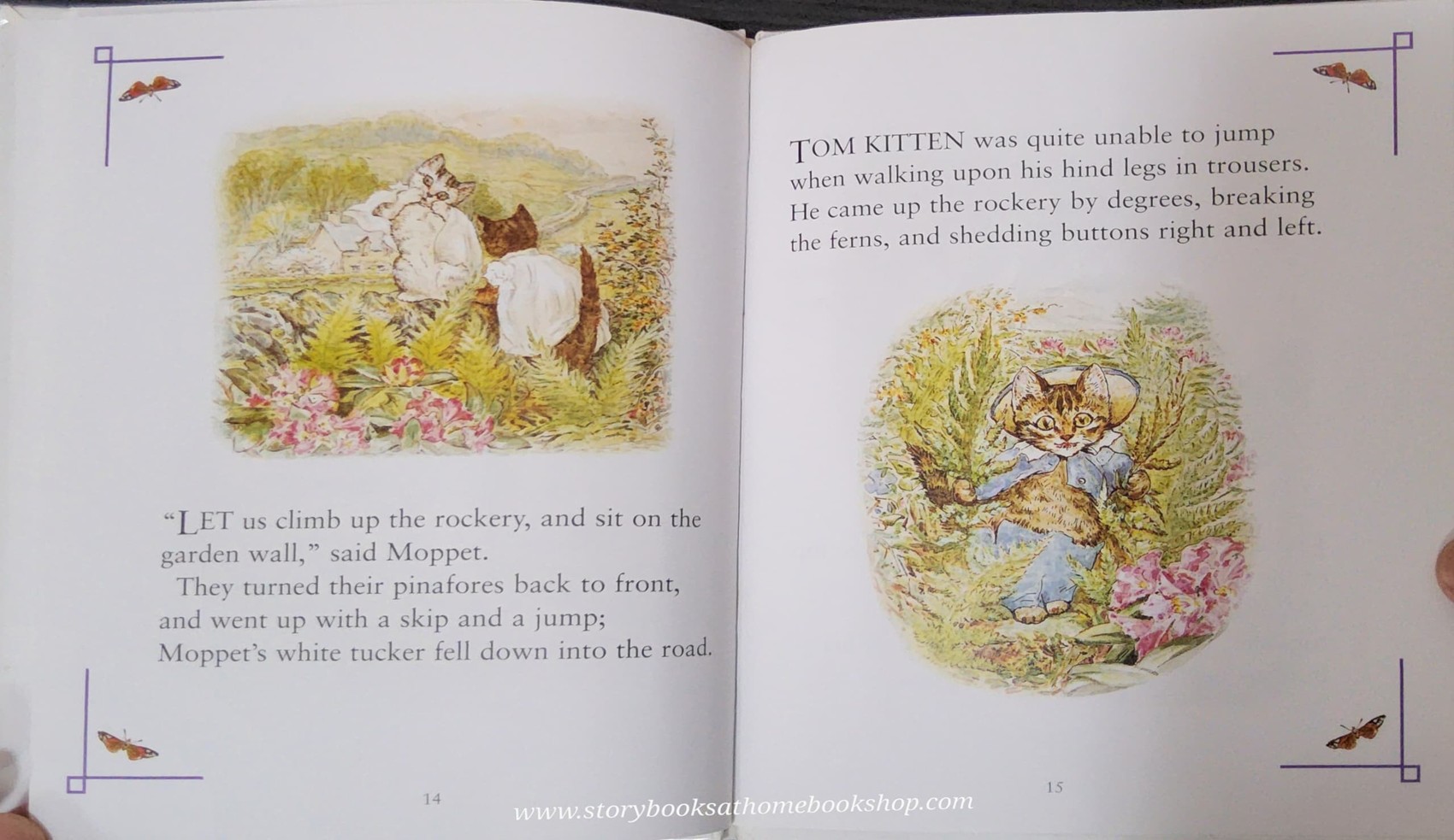 หนังสือนิทานปกแข็ง** 🍅🍓THE TALE OF TOM KITTEN BY BEATRIX POTTER