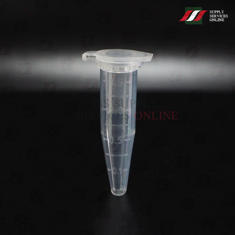 หลอดเซ้นติฟิว พลาสติก ปั่นแยก พร้อมฝาปิด 1.5 มิลลิลิตร Micro Centrifuge Tube 1.5mL