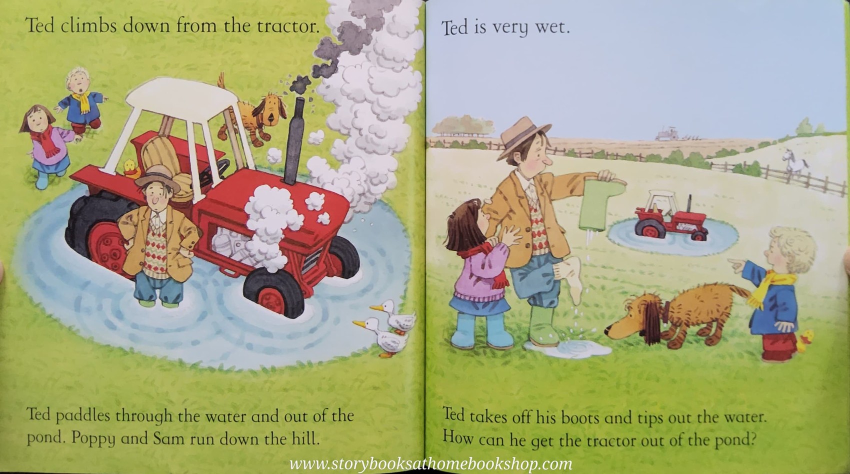 หนังสือนิทานปกอ่อน** 🍅🍓USBORNE FARMYARD TALES: THE RUNAWAY TRACTOR