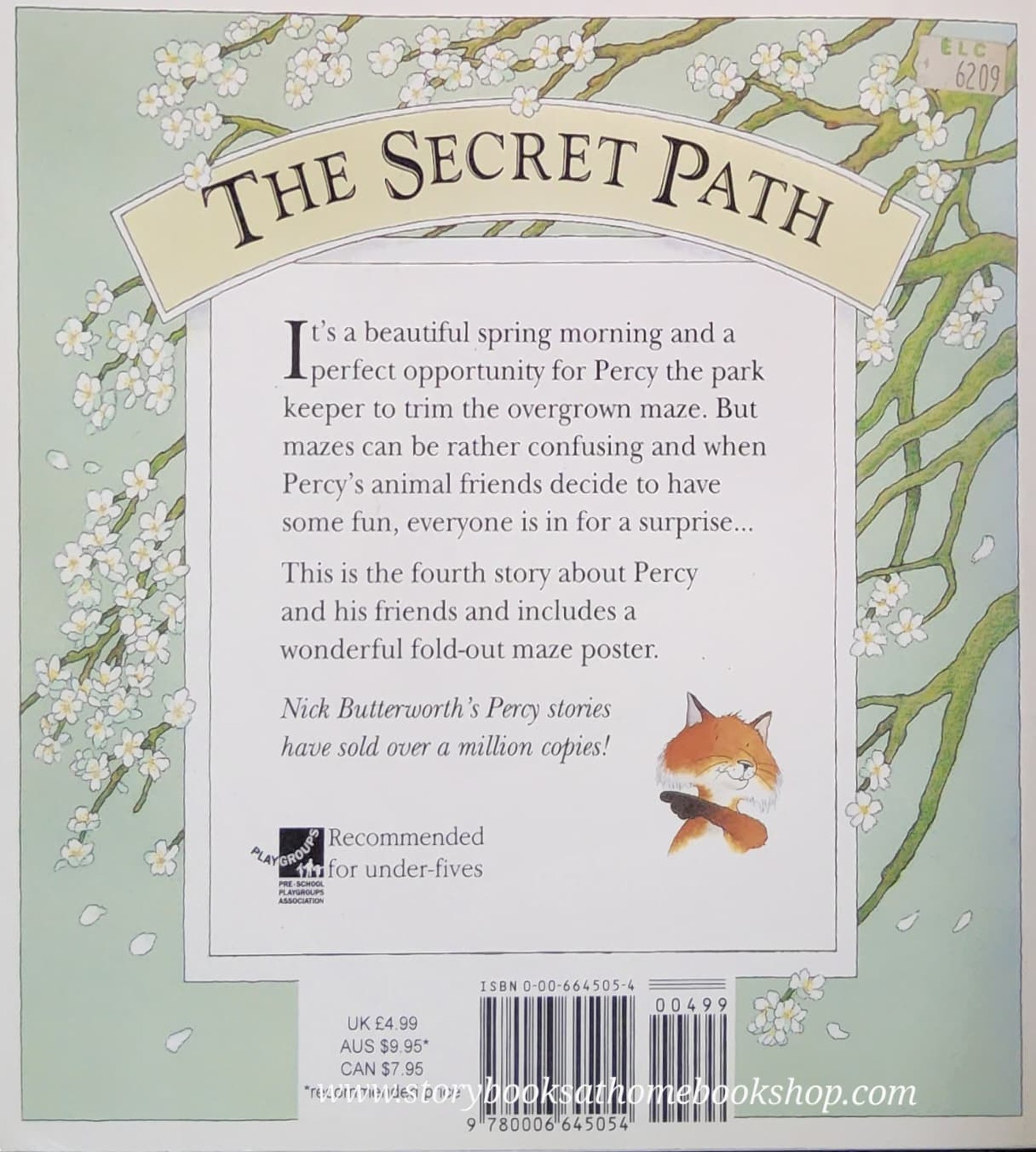หนังสือนิทานปกอ่อน ** 🍅🍓The Secret Path by NICK BUTTERWORTH