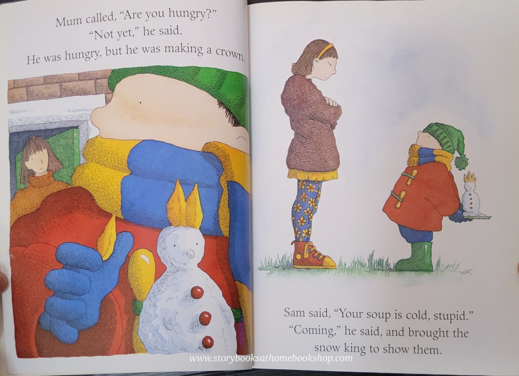 หนังสือนิทานปกอ่อน** 🍓🍓 HARRY AND THE SNOW KING BY IAN WHYBROW.ADRIAN RAYNOLDS