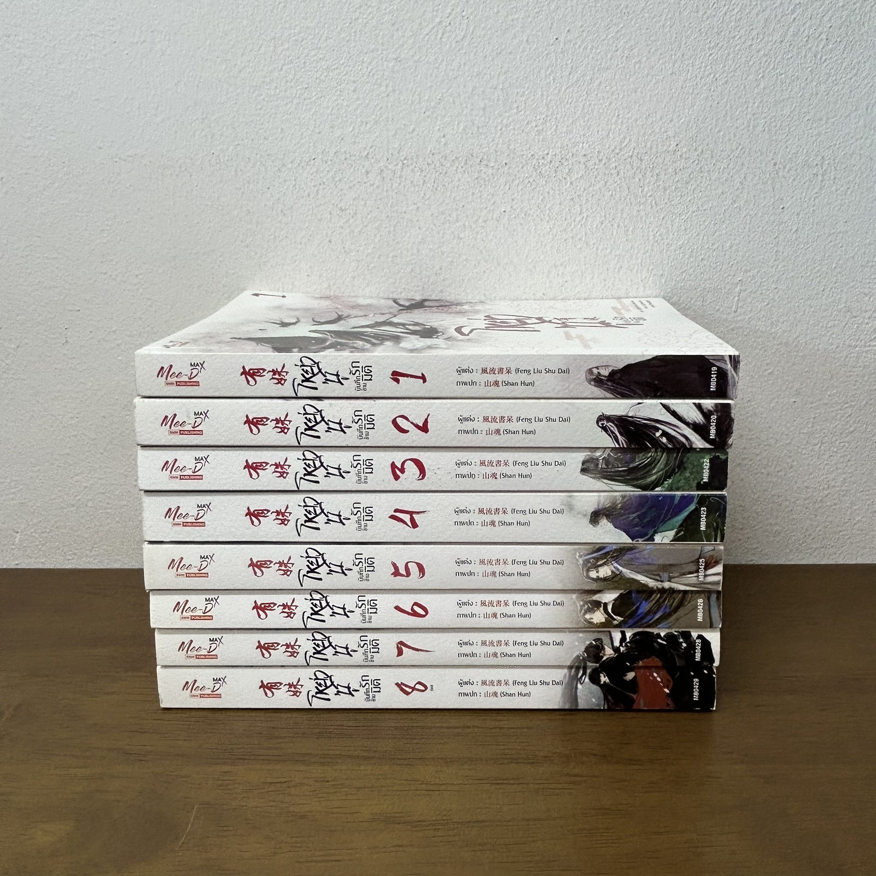 [YAOI] โหย่วซู บันทึกรักข้ามมิติ เล่ม 1-8 จบ ... เฟิงหลิวซูไต Feng Liu Shu Dai (มือสอง) นิยายวาย มีดี
