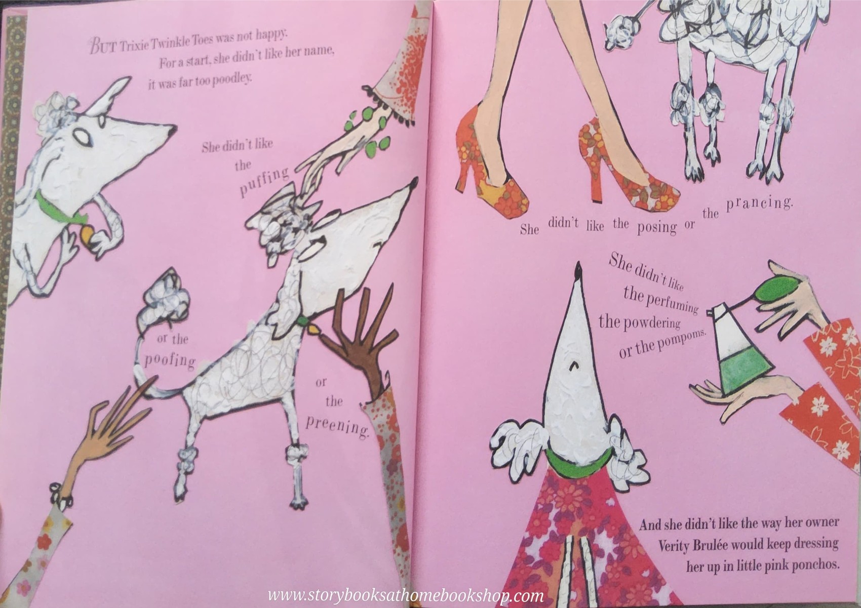 หนังสือนิทานปกแข็ง** 🍅WHO WANTS TO BE A POODLE I DON'T BY LAUREN CHILD