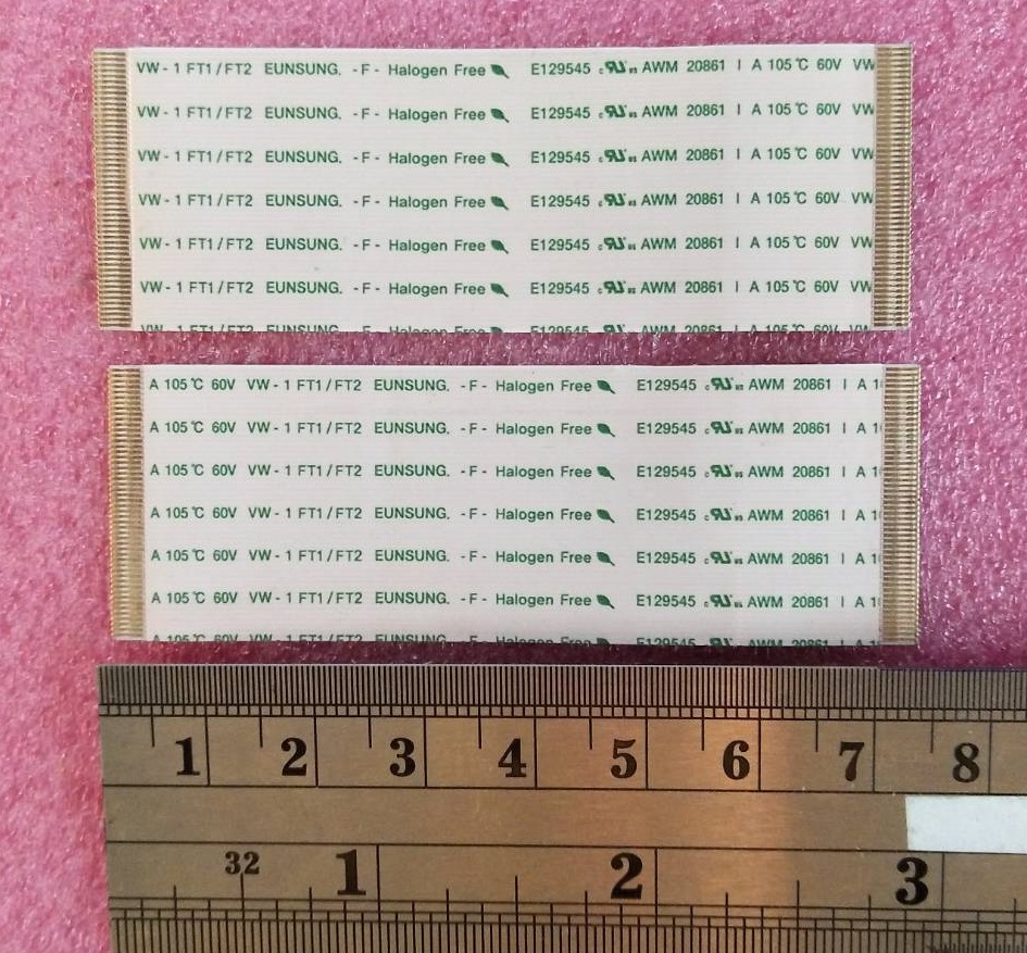 สายแพสั้นทีวีโซนี่ ใช้กับทีคอน พาร์ท 6870C-0446C ของแท้ถอดจากเครื่อง รุ่น KDL-42W804A