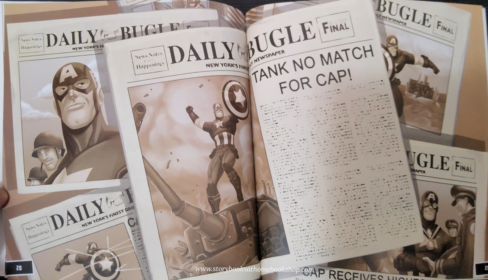 หนังสือนิทานปกอ่อน** ♥️♥️MARVEL CAPTAIN AMERICA AN ORIGINAL STORY