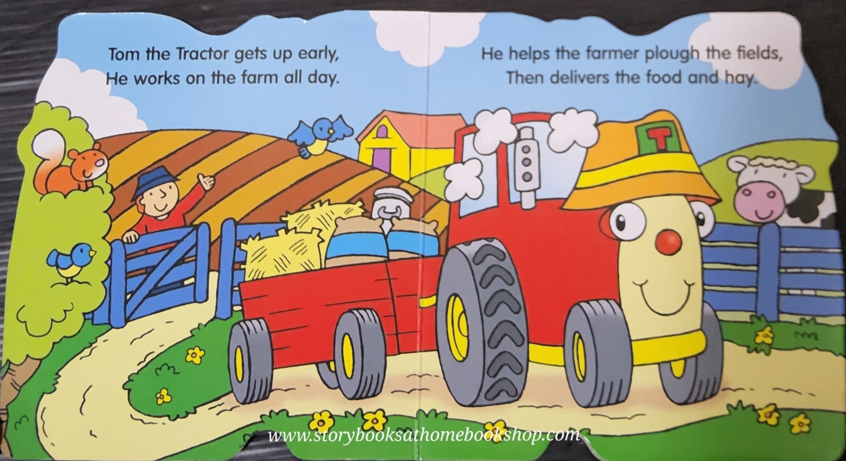 BOARD BOOK** 🍅🍅TOM THE TRACTOR