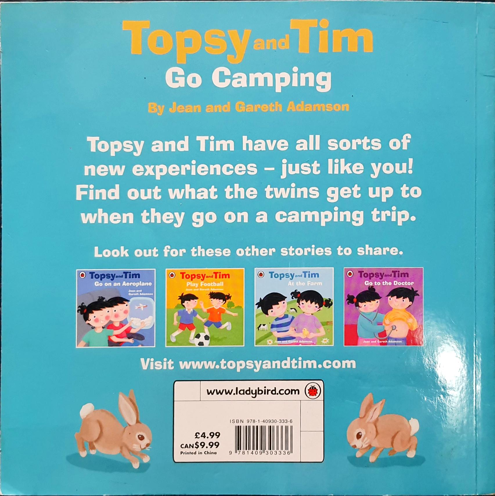 หนังสือนิทานปกอ่อน ** 🍅🍅TOPSY AND TIM GO CAMPING🍅🍅