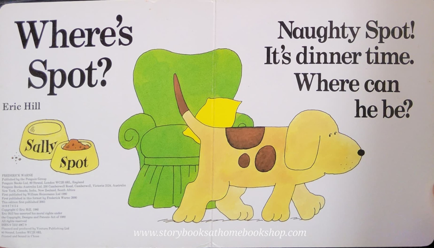 FLAP BOARD BOOK** 🍅🍓WHERE'S SPOT? BY ERIC HILL