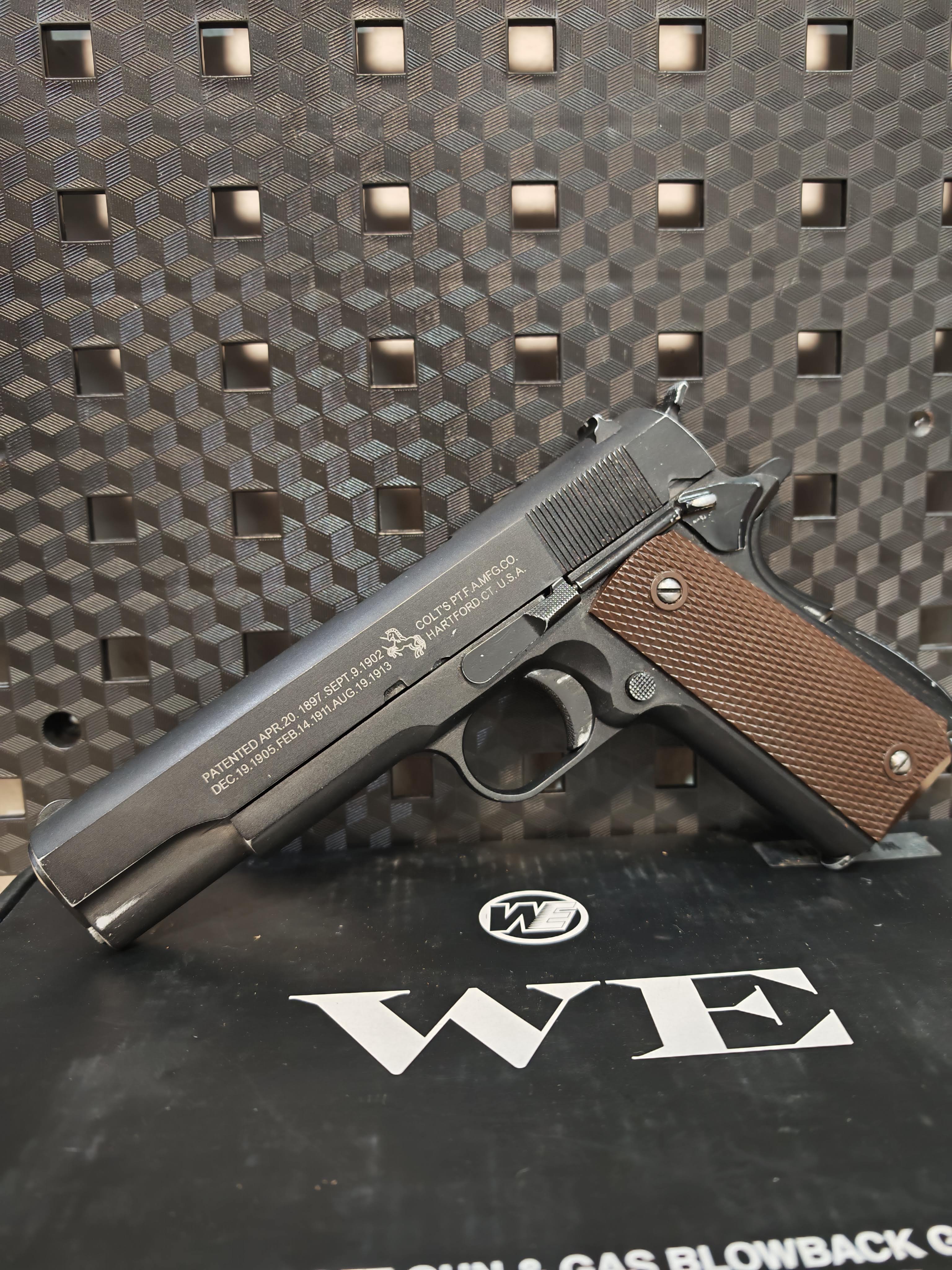 WE Colt M1911 A1 GBB ไต้หวัน BB Gun บีบีกัน แบบแก๊ส ปืนอัดลม มือสอง Airsoft Gun