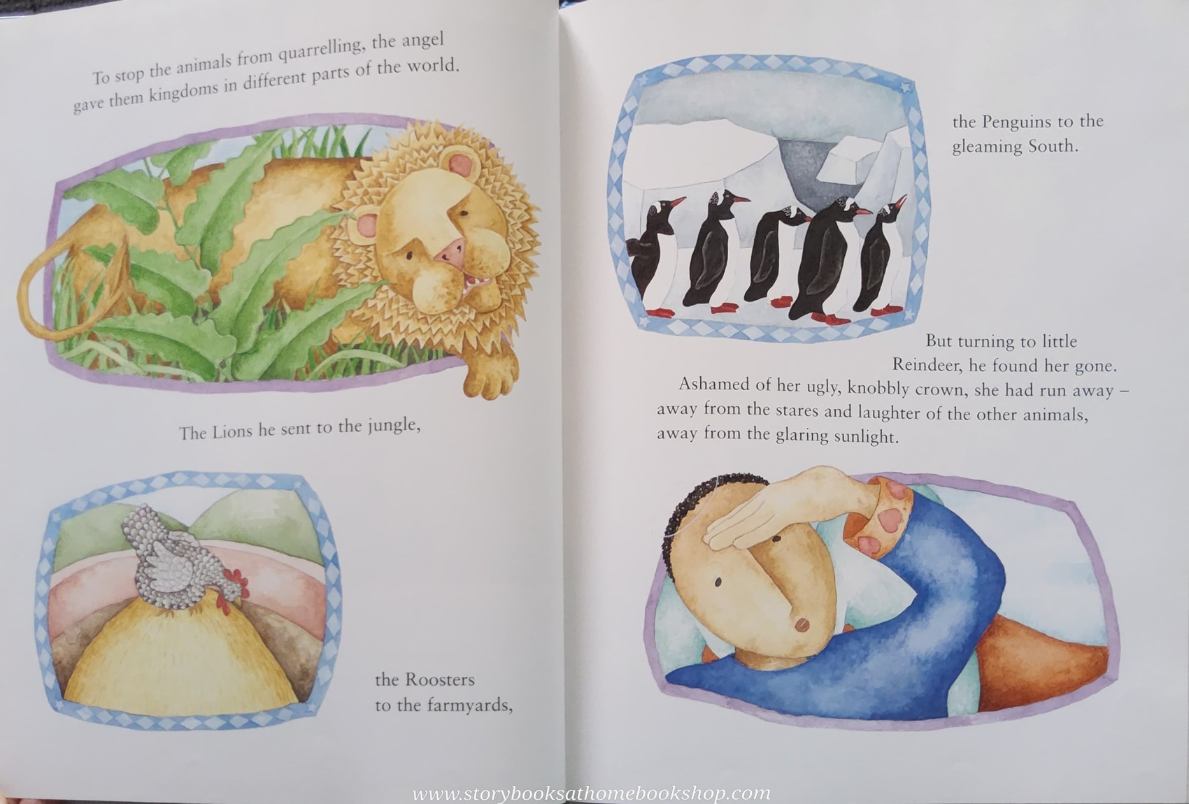 หนังสือนิทานปกแข็ง** 🍅🍅HOW THE REINDEER GOT THEIR ANTLERS BY GERALDINE McCAUGHREAN