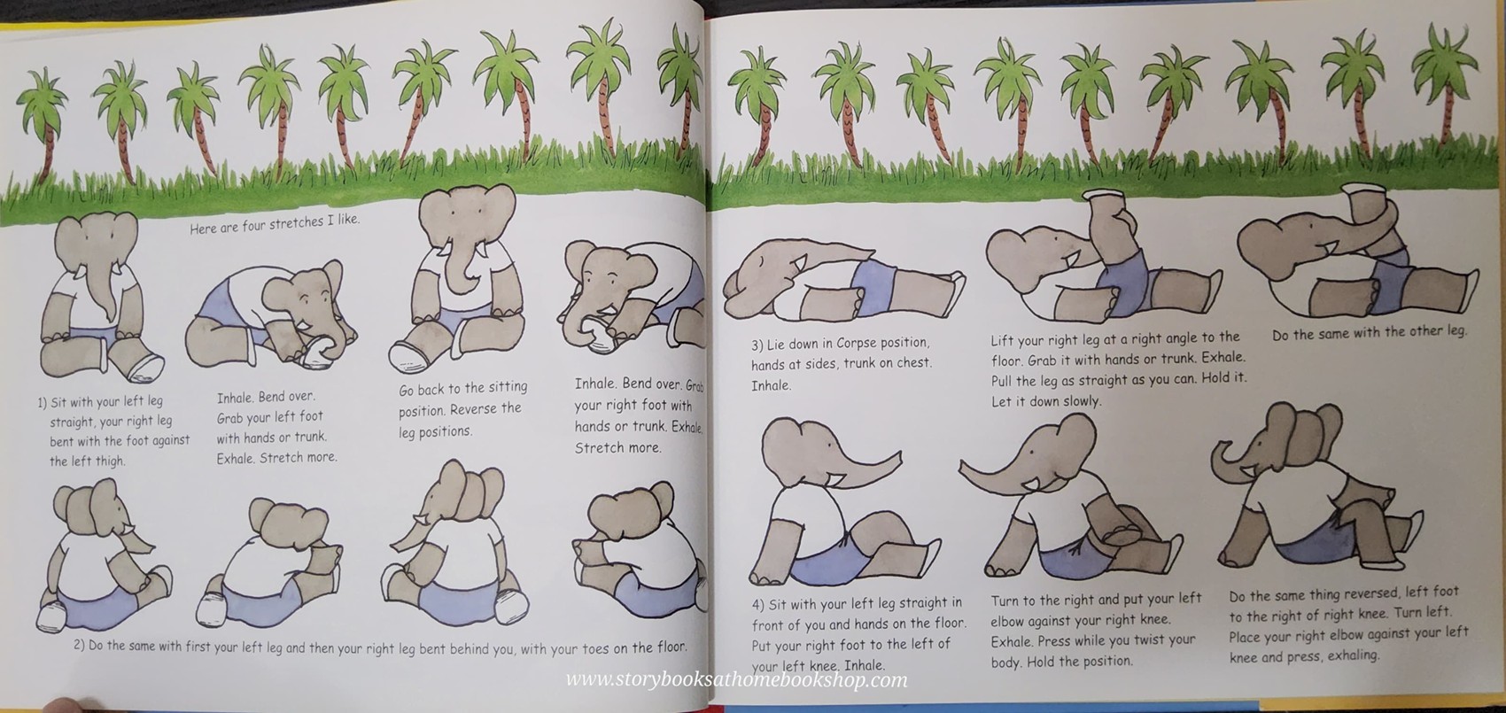 หนังสือนิทานปกแข็ง** 🍓🍓BABAR'S YOGA FOR ELEPHANS