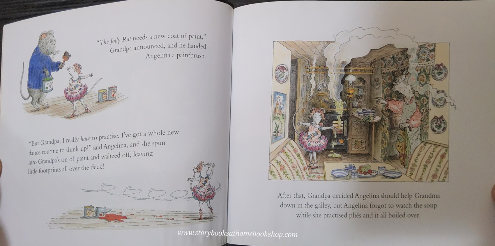 หนังสือนิทานปกอ่อน** 🍅ANGELINA, STAR OF THE SHOW