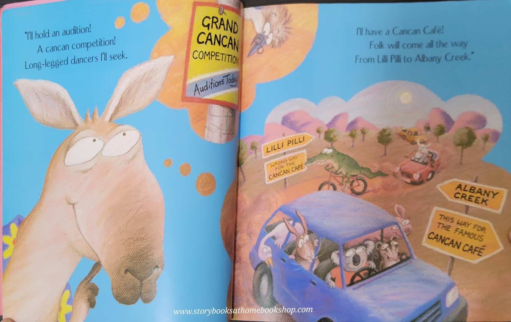 หนังสือนิทานปกอ่อน** 🍅KANGAROO'S CANCAN CAFE