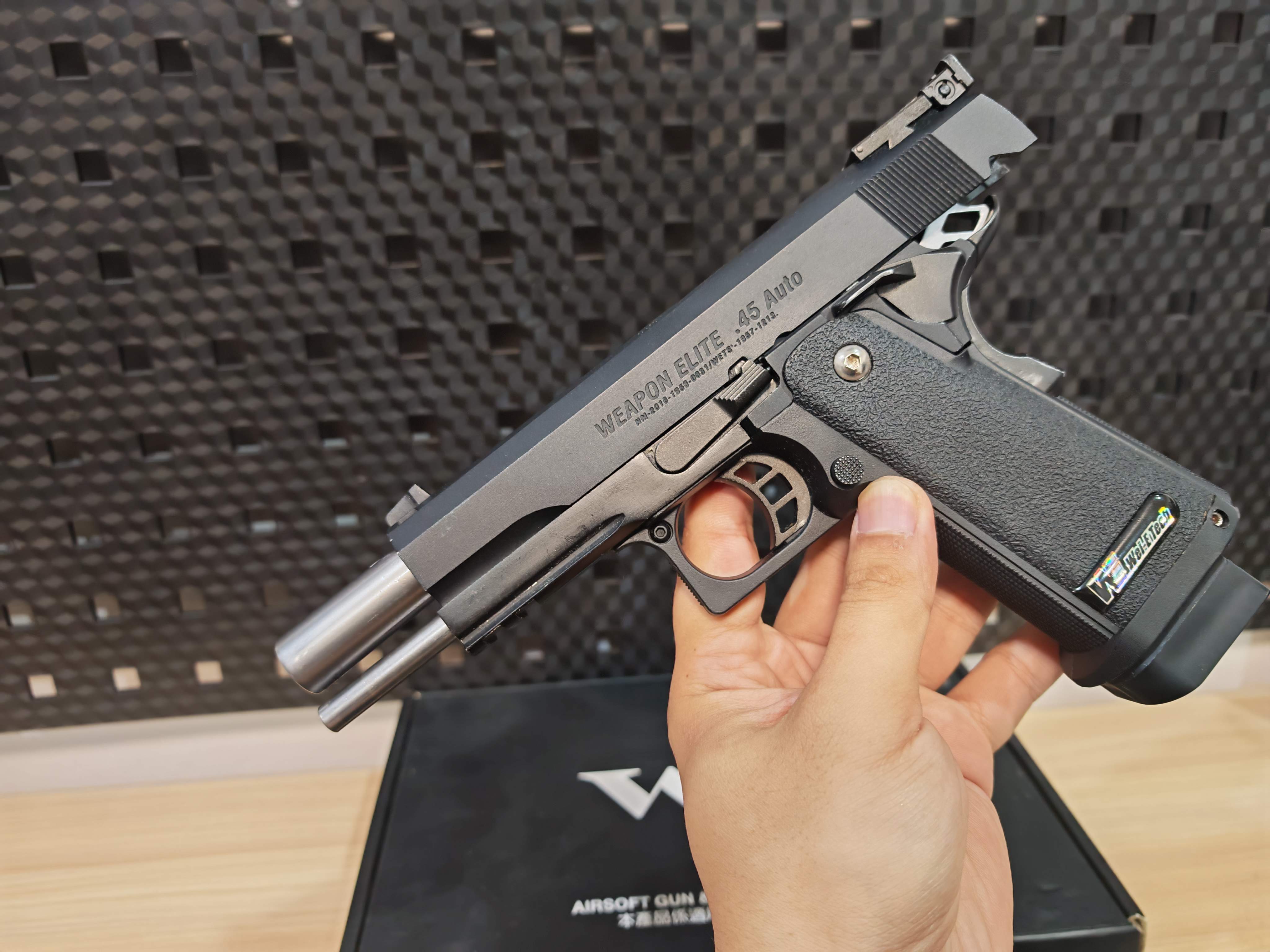 WE Hi Capa 5.1 R-VERSION GBB BB Gun บีบีกัน แบบแก๊ส ปืนอัดลม Airsoft Gun มือสอง