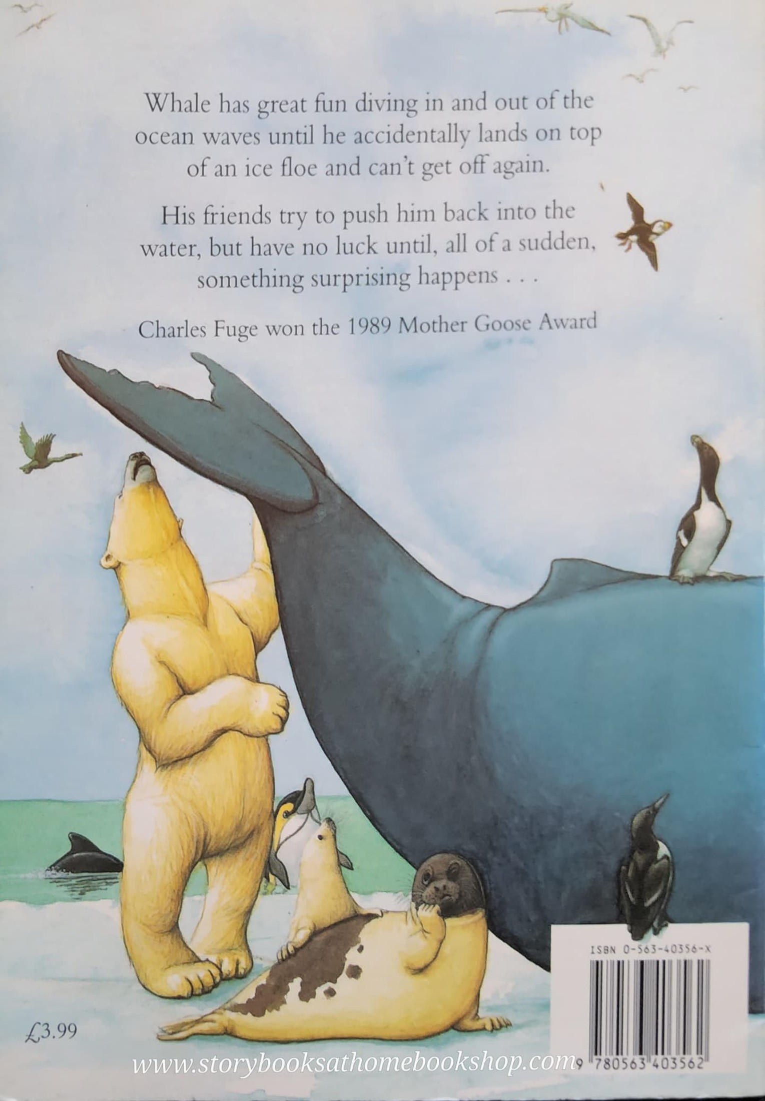 หนังสือนิทานปกอ่อน** 🍅🍓WHALE IS STUCK BY CHARLES FUGE AND KARAN HAYLES