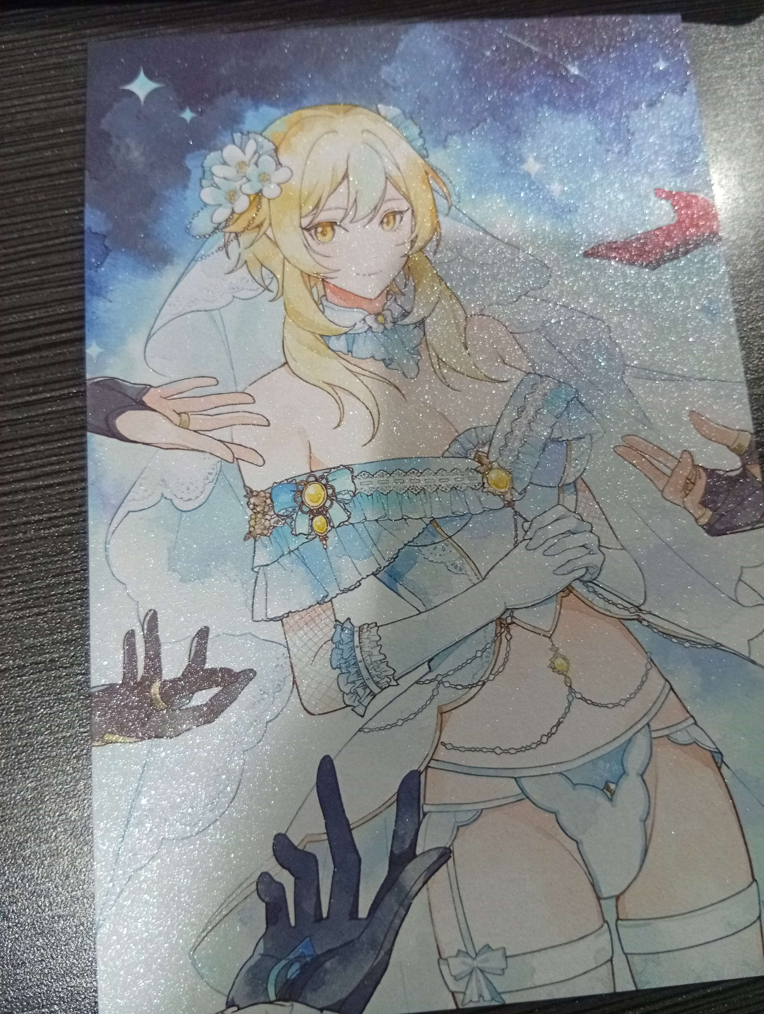 (โปสการ์ดลูมีน) Lumine Blue wedding lingerie