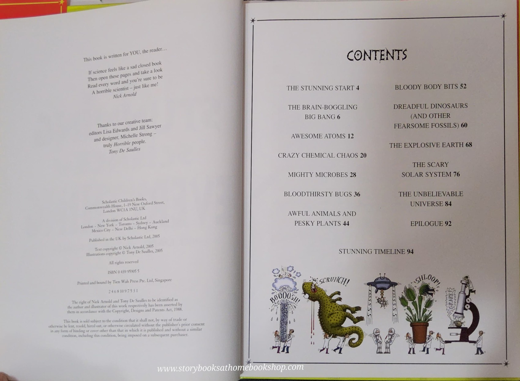 Knowledge Book** ð
ðHORRIBLE SCIENCE: THE STUNNING SCIENCE EVERYTHING