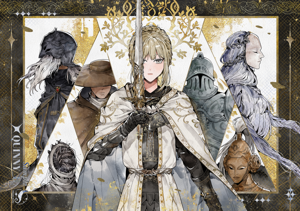 (โปสการ์ด Elden Ring) เลด้าและเหล่าผู้ติดตามมิเคล่า