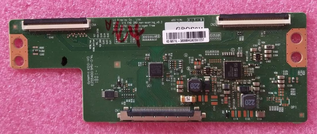 ทีคอน T-CON PANASONIC (พานาโซนิค) รุ่นTH-43DS630T TH-43D410T TH-43E410T พาร์ท 6870C-0532A
