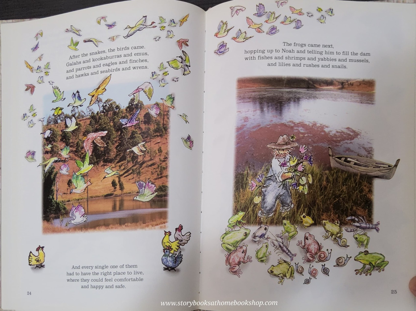 หนังสือนิทานปกแข็ง** 🍅NOAH'S BOAT BY LOUISE ELLIOTT