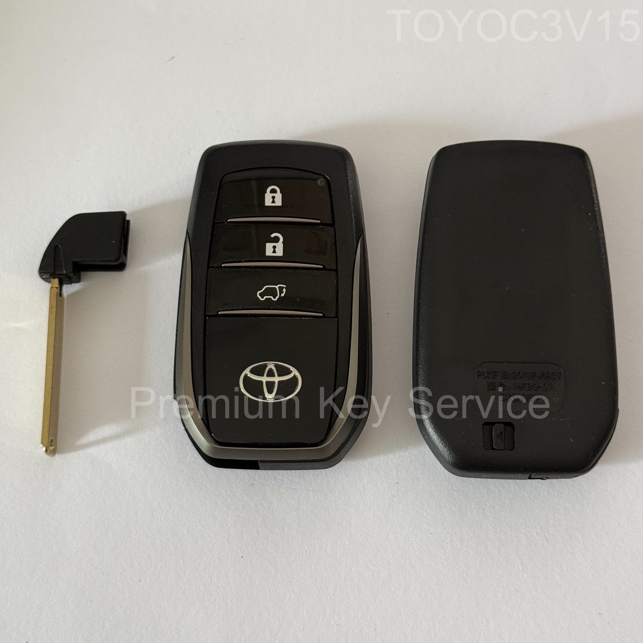 กรอบรีโมต Toyota Smart Key 3 ปุ่ม