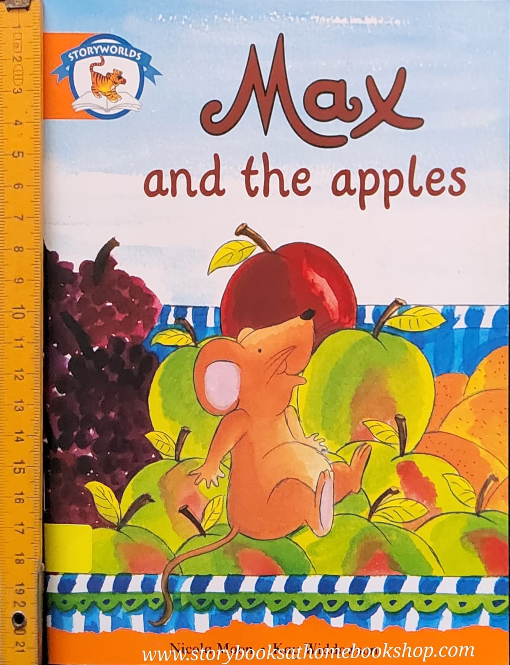 หนังสือนิทานปกอ่อน** ♥️STORYWORLDS: MAX AND THE APPLES BY NICOLA MOON.KAY WIDDOWSON