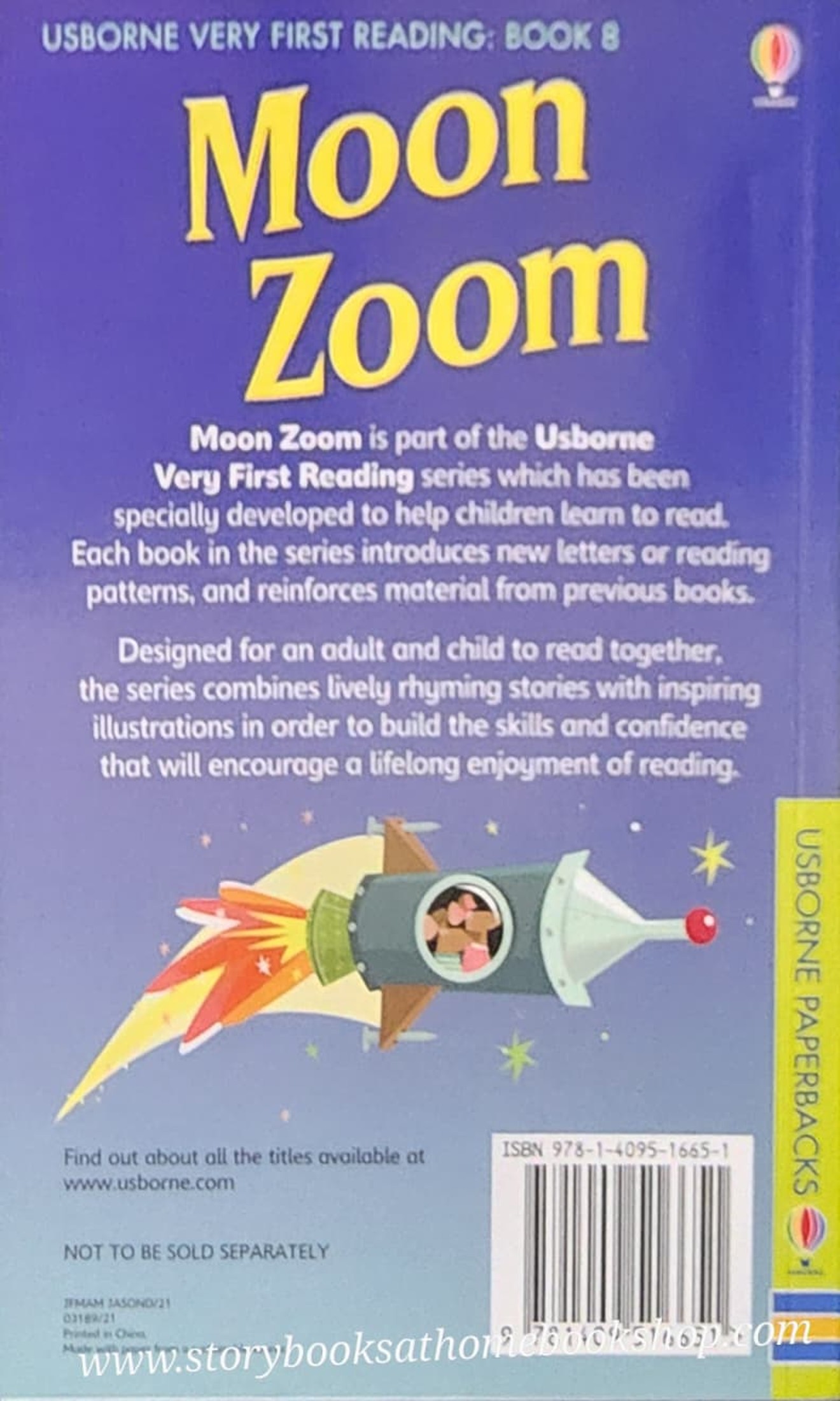 หนังสือนิทานปกอ่อน** ♥️USBORNE VERY FIRST READING:BOOK8 MOON ZOOM