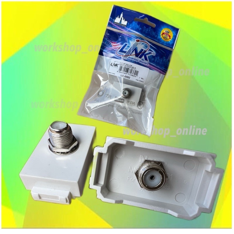 Outlet เอ้าท์เล็ตผนัง ( Link ) งานดิจิตอลทีวี งานจานดาวเทียม