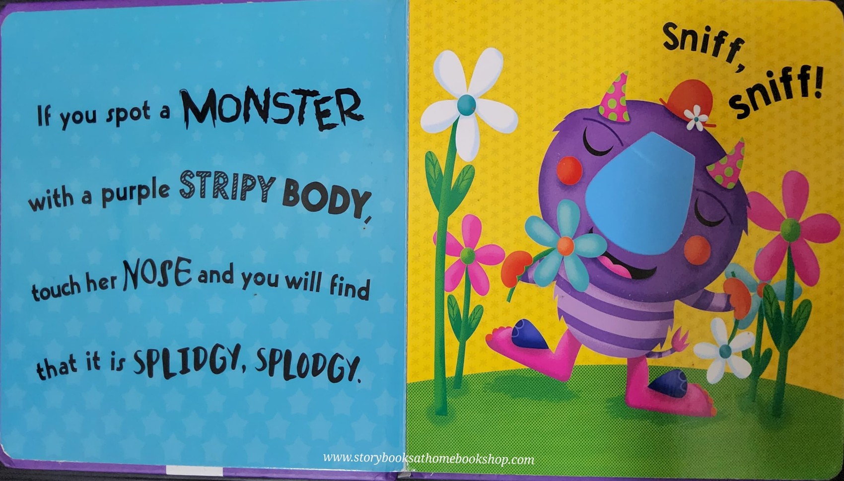 TOUCH AND FEEL BOARD BOOK ** 🍅🍅SQUISHY SQUASHY MONSTERS