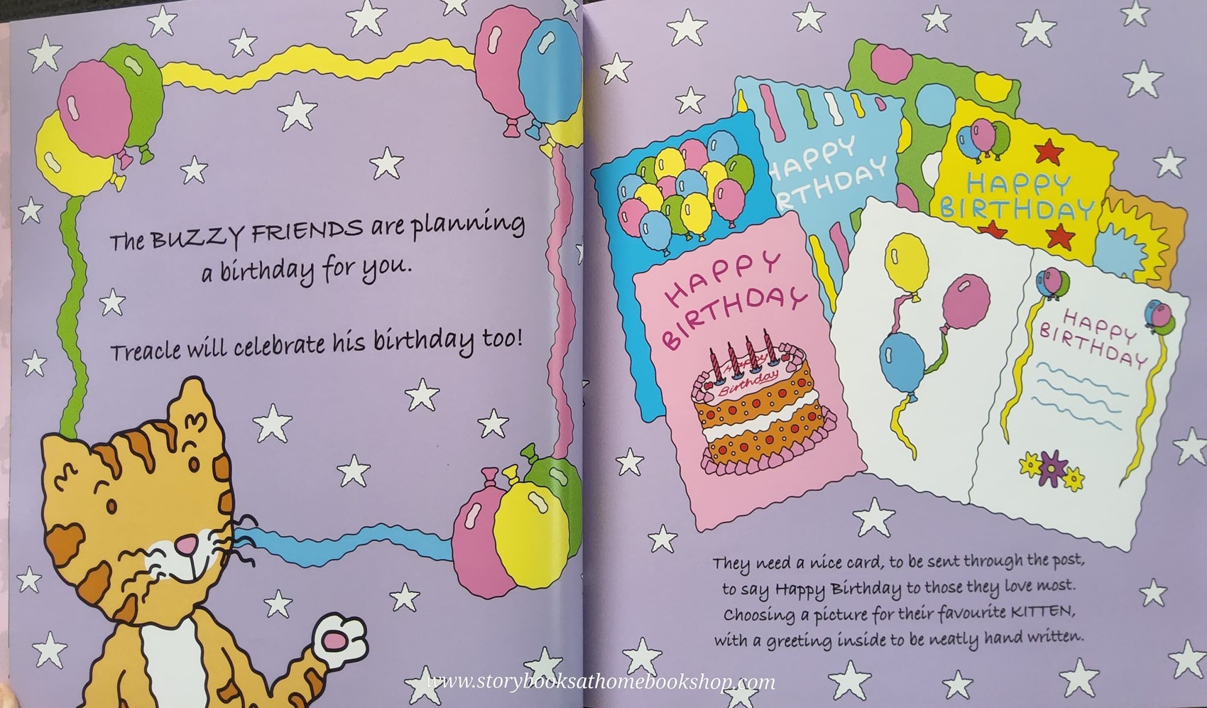 หนังสือนิทานปกอ่อน** 🍅A BUZZY BIRTHDAY PARTY TREACLE'S BIRTHDAY TREAT