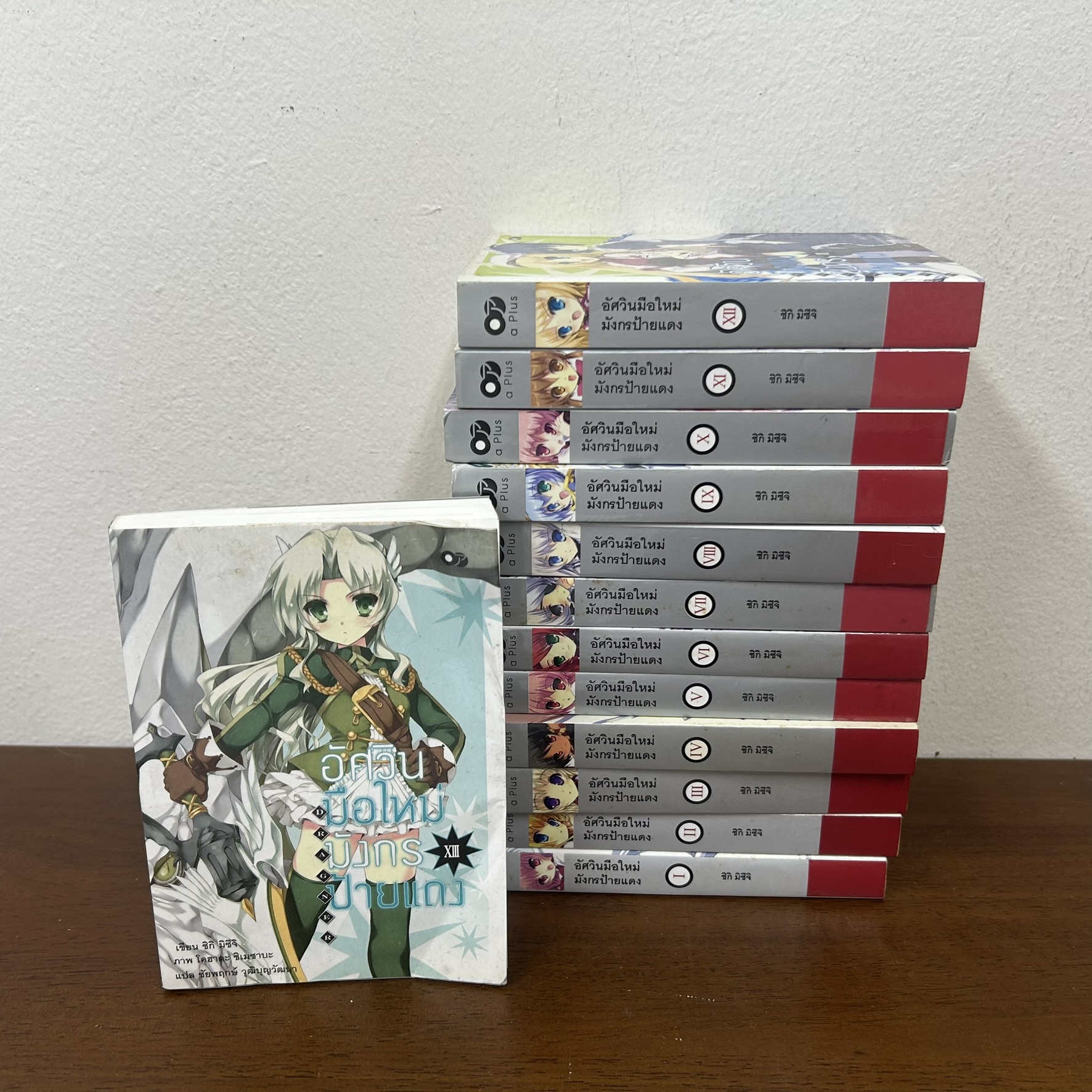 [LIGHT NOVEL] อัศวินมือใหม่ มังกรป้ายแดง เล่ม 1-13 ... Shiki Mizuchi เขียน (มือสอง) นิยาย LN