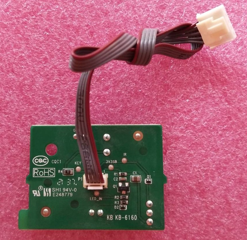 ตัวรับรีโมท /คีย์ทัช /คีย์คอนโทรล TCL (ทีซีแอล) มือสองพร้อมใช้งาน พาร์ท40-D6001A-IRG1LG ใช้กับรุ่น 50P615 55P8 55T5000A 65J7000A