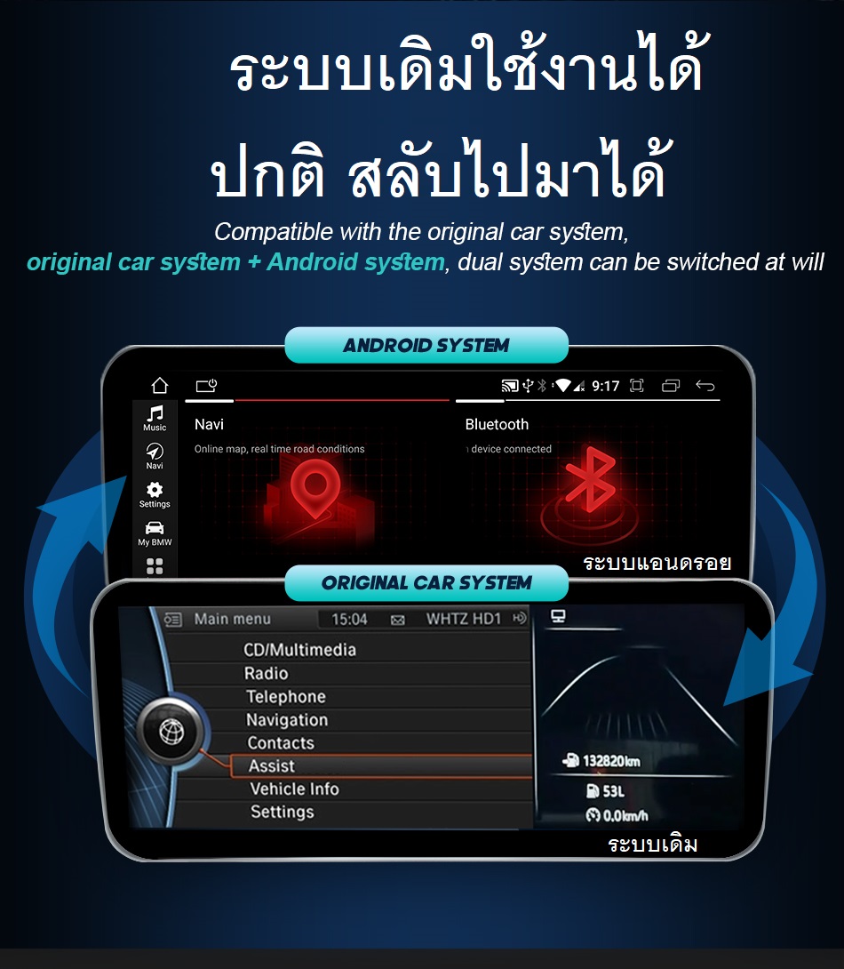 จอแอนดรอย bmw