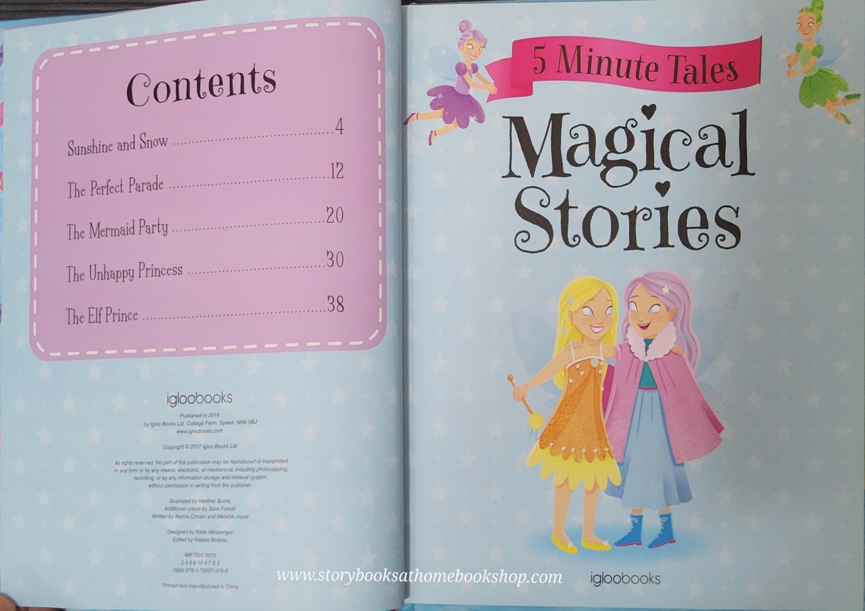 หนังสือนิทานปกแข็ง** 🍅🍓5 MINUTE TALES:MAGICAL STORIES