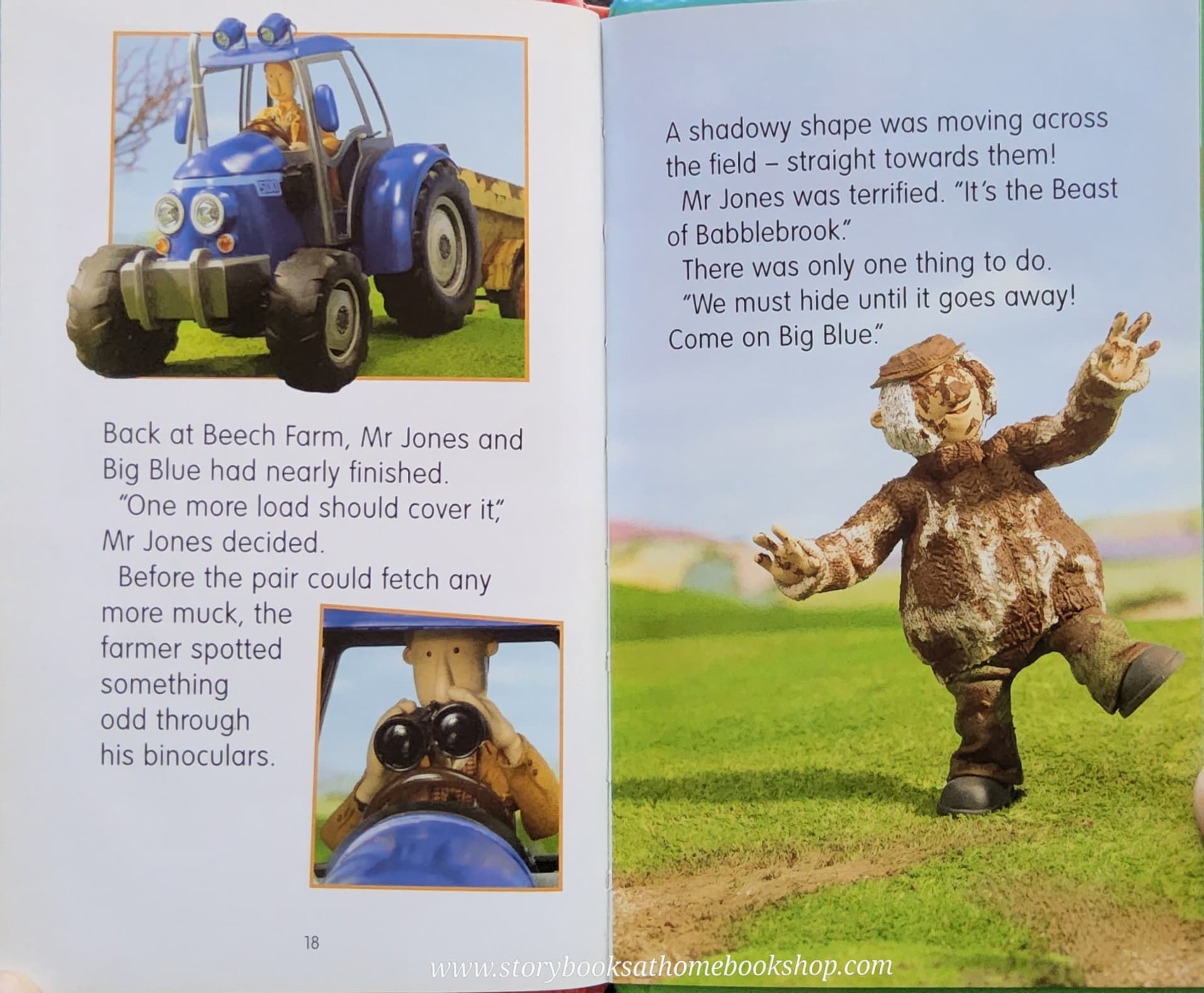 หนังสือนิทานปกแข็ง** 🍅🍅LITTLE RED TRACTOR THE BEAST OF BABLEBROOK