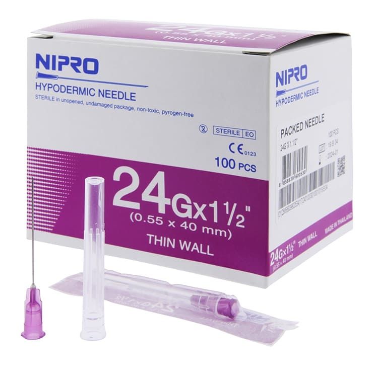 NIPRO เบอร์ 24G x 1 1/2 นิ้ว