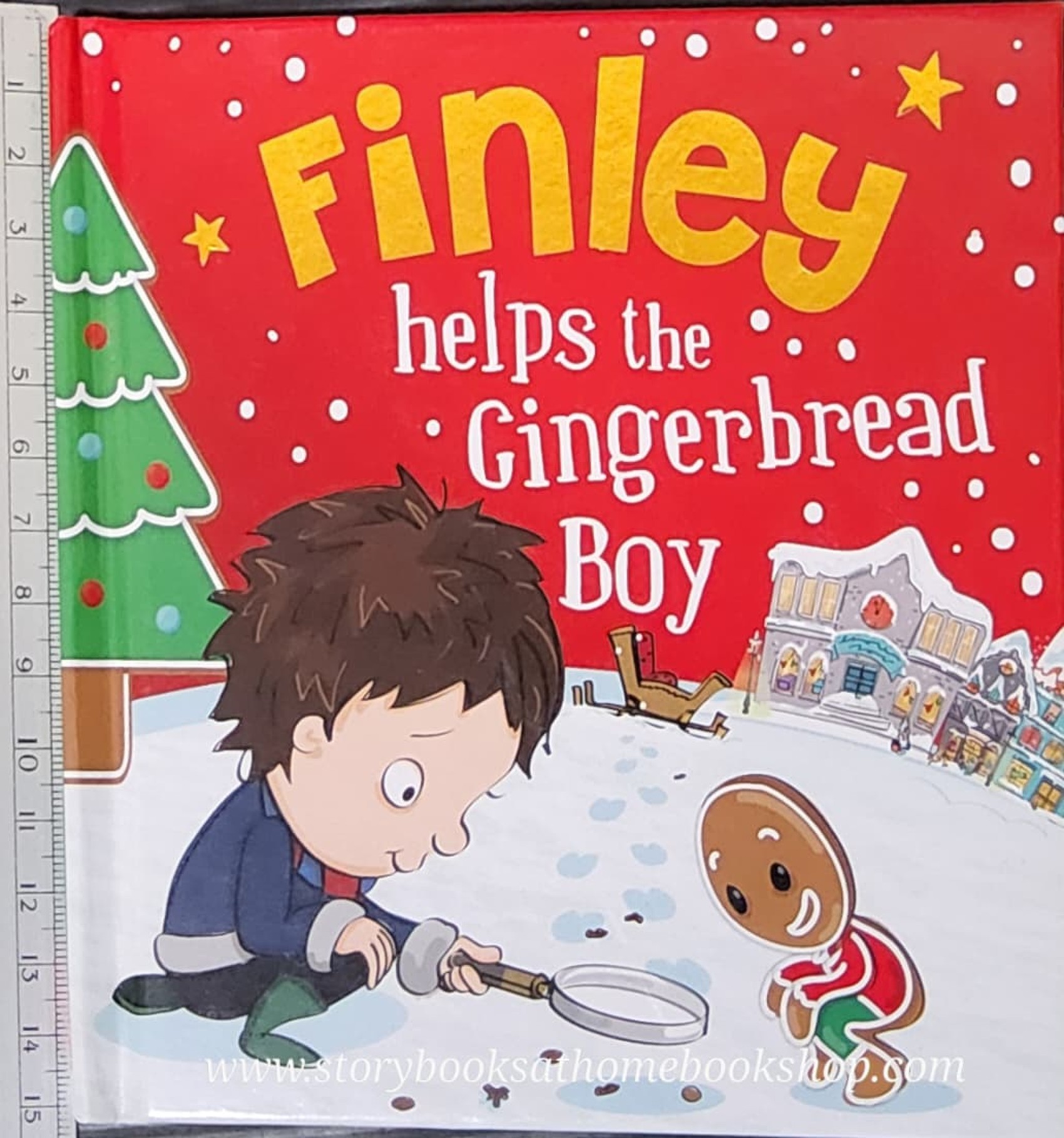 หนังสือนิทานปกแข็ง** 🍅🍅FINLEY HELPS THE GINGERBREAD BOY