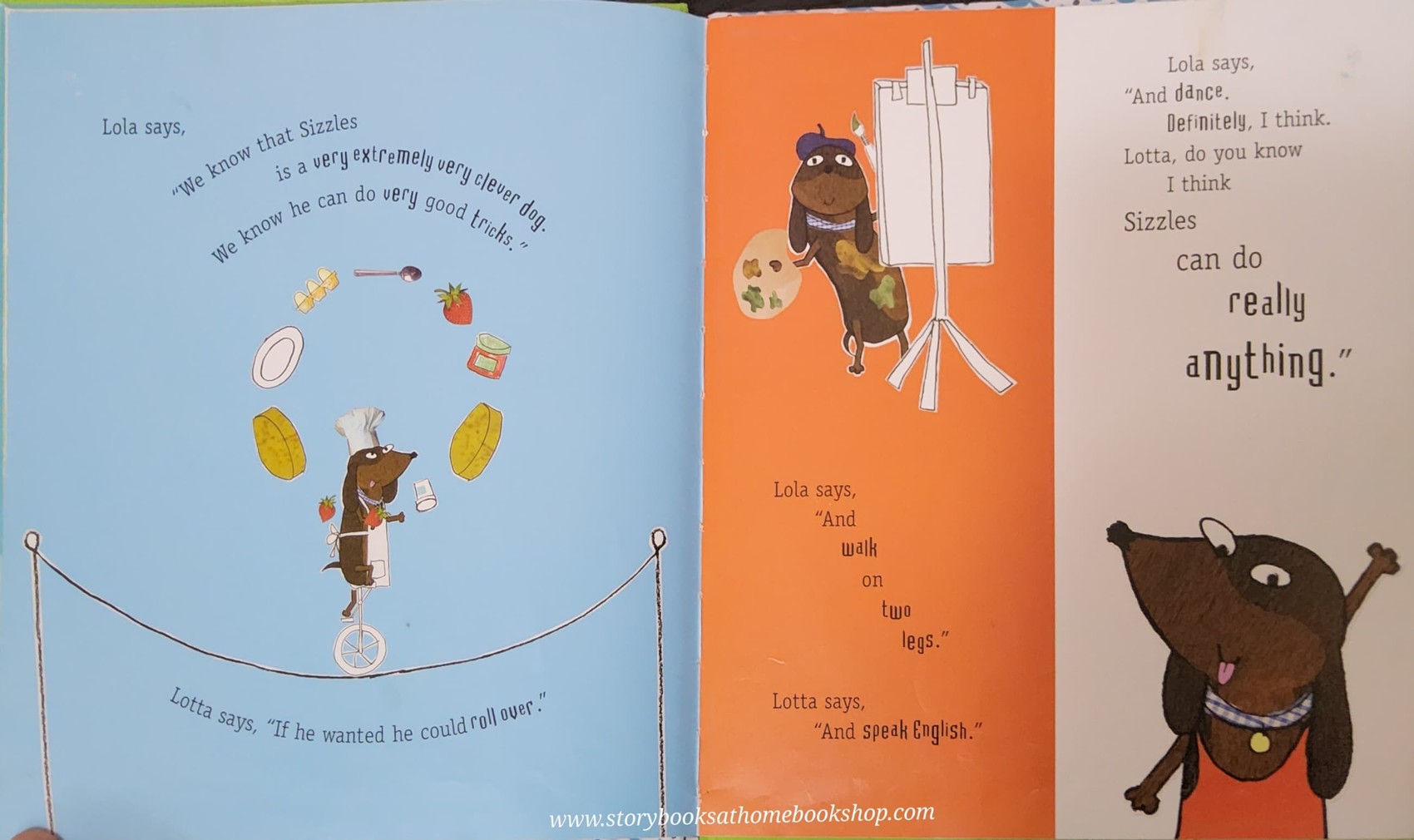 **หนังสือนิทานปกแข็ง** 🍓🍓 Charlie and Lola:WE HONESTLY CAN LOOK AFTER YOUR DOG