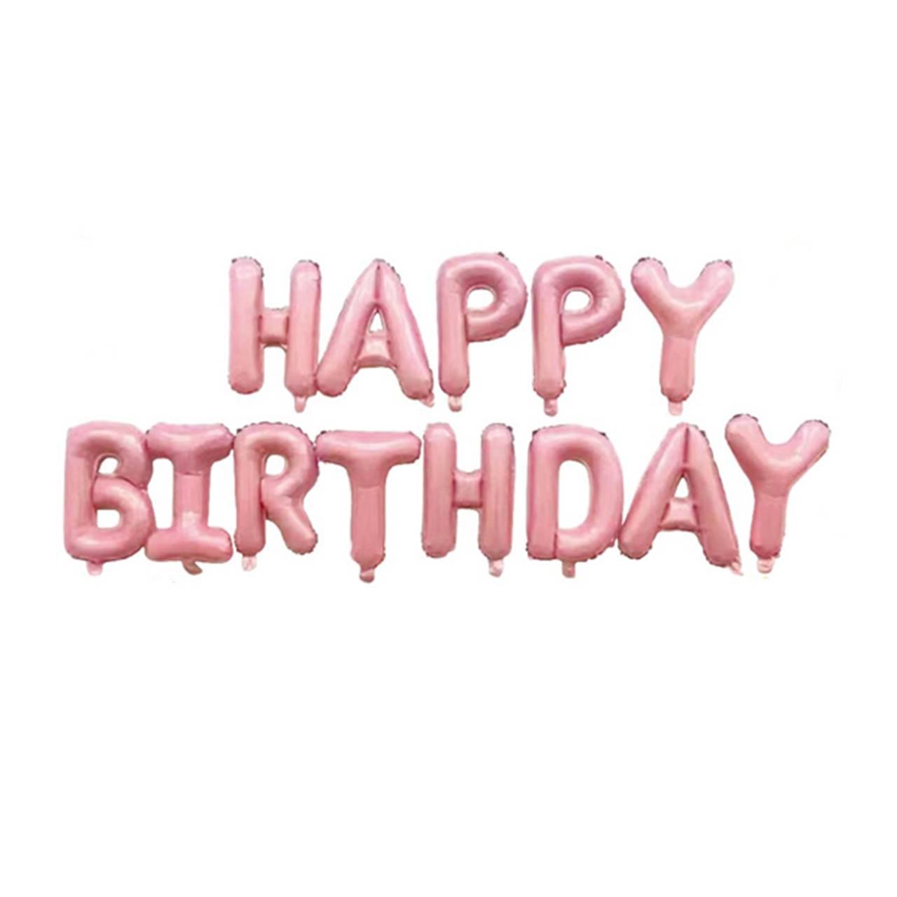ลูกโป่งฟอยล์ตัวอักษร Happy Birthday ขนาด 16 นิ้ว