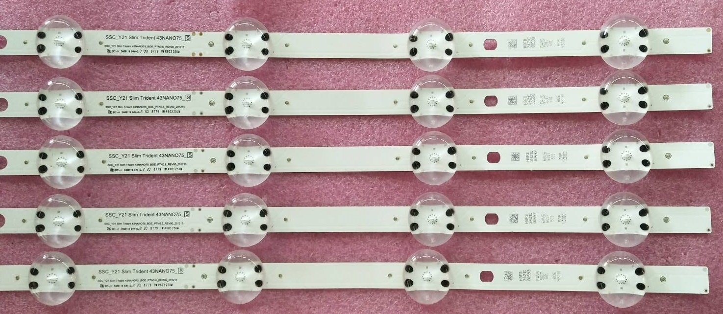 หลอดแบคไลน์ทีวี แอลจี LG ของแท้ถอดจากเครื่อง รุ่น43NANO75PTA