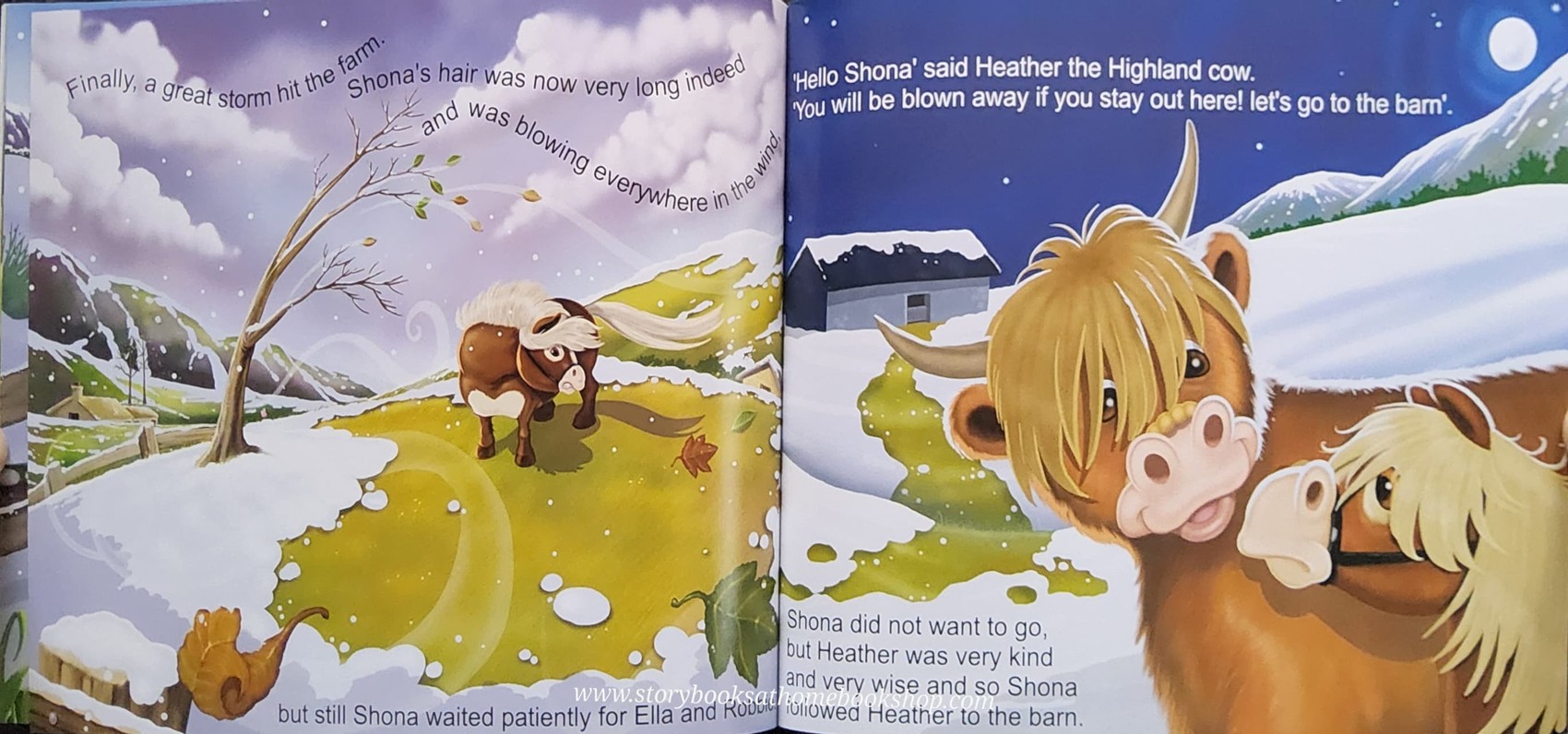 หนังสือนิทานปกอ่อน** 🍅Shona THE SHETLAND PONY