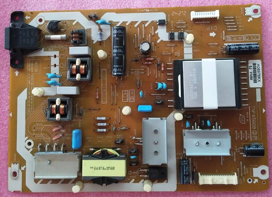 ซับพลายพานาโซนิค Panasonic(พานาโซนิค) ของแท้ถอดจากเครื่อง ใช้กับรุ่น TH-L47ET5T TH-L47E5T พาร์ทบอร์ด TNPA5608