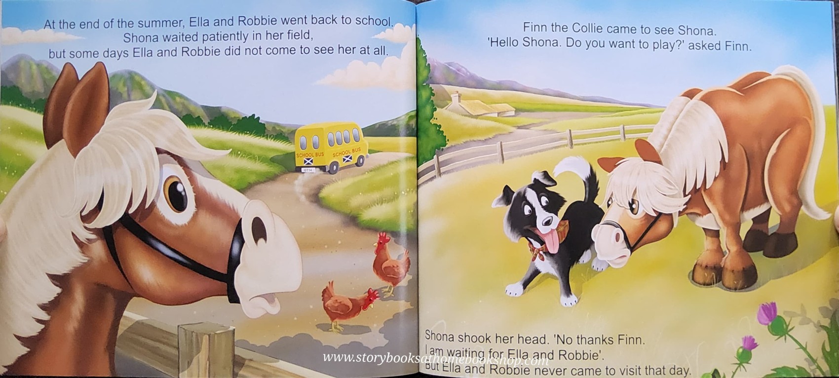 หนังสือนิทานปกอ่อน** 🍅Shona THE SHETLAND PONY