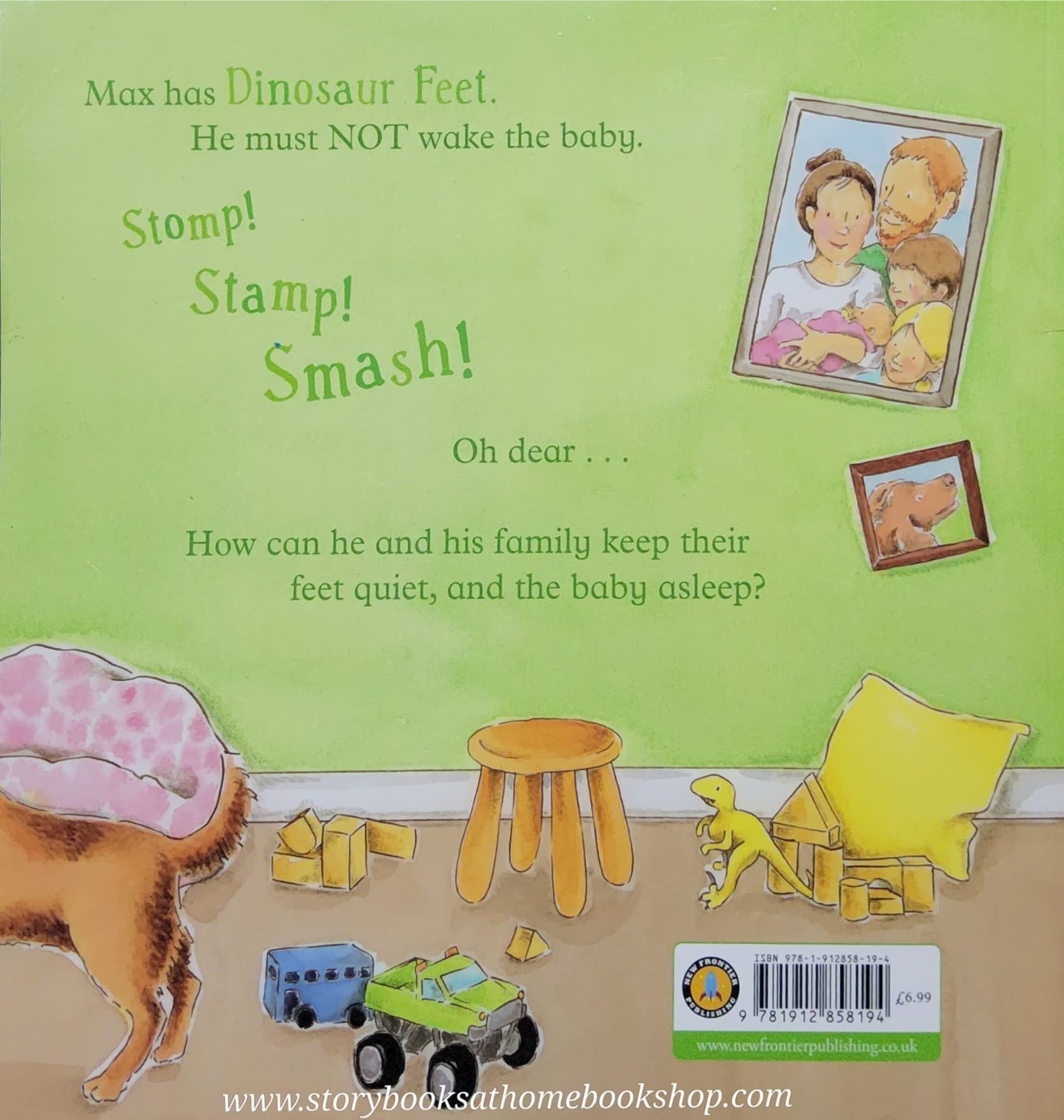 หนังสือนิทานปกอ่อน** ♥️♥️MAX'S DINOSAUR FEET!♥️♥️