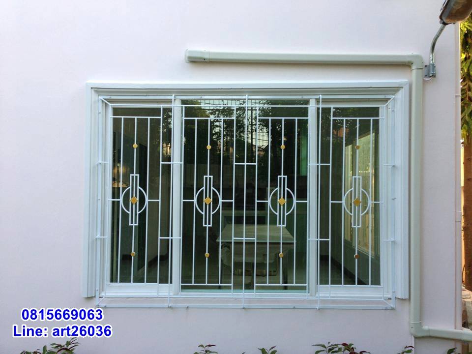 เหล็กดัดพร้อมมุ้งลวด